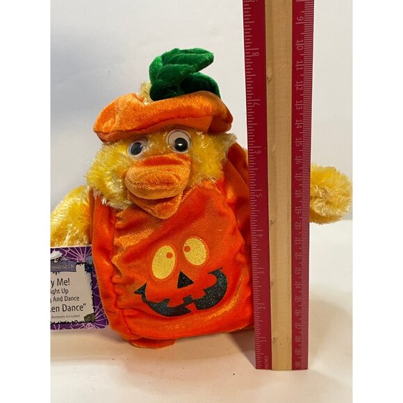 Dan Dee Happy Halloween Chicken Dance pumpkin duck 8" not working yellow orange - Picture 13 of 13